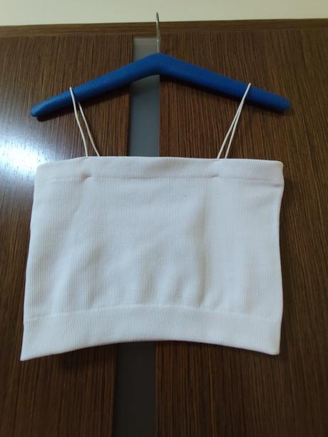 Biely top na tenke ramienka, terranova veľ. m/l, m, terranova,m