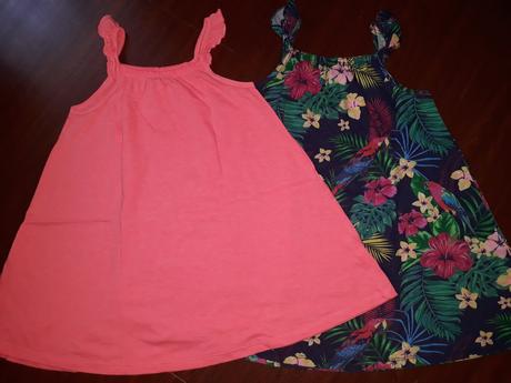 Šaty letné 110-116 2ks, 110