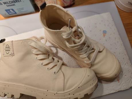 Jarné/jesenné béžové topánky/traktorky, reserved,37