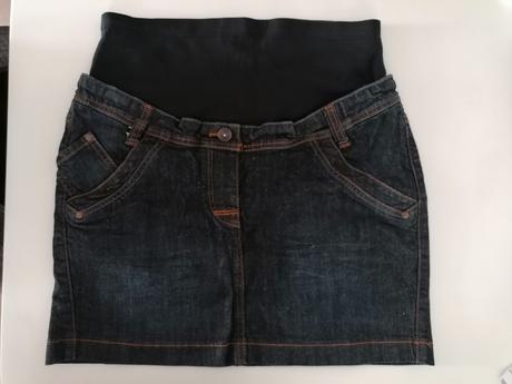 Tehotenská riflova sukňa, c&a,m