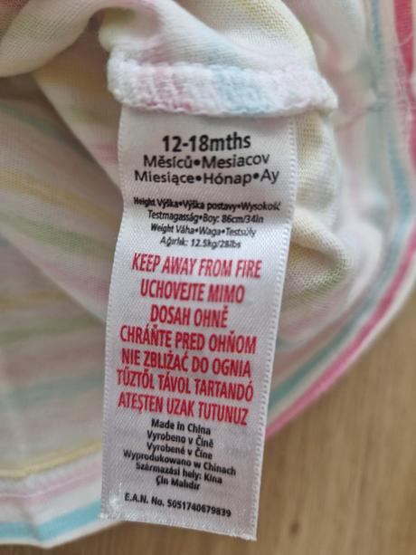 Pyžamo/nočná košeľa, cherokee,80