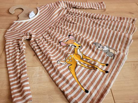 Dvoje bavlnené šaty bambi, disney,92