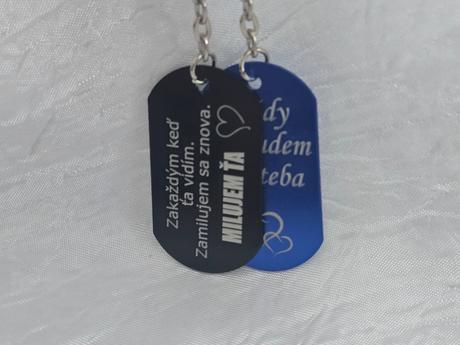 Kľúčenka s vlastným textom, 