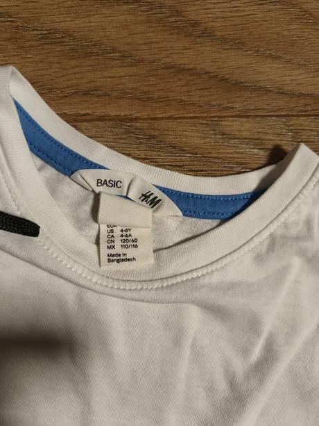 Tričko h&m 4-6 rokov, h&m,116