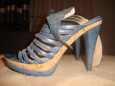 Modre sandalky - r.t.x. fashion, 38