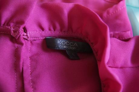 Ružová blúzka s volánikom, s, s