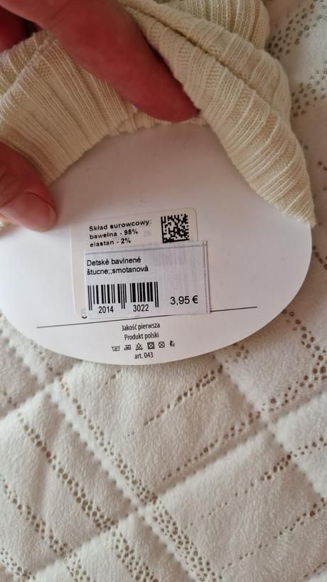 Detské bavlnené štucne, 