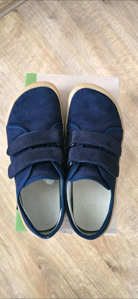 Barefoot plátenky froddo dark blue, froddo,35