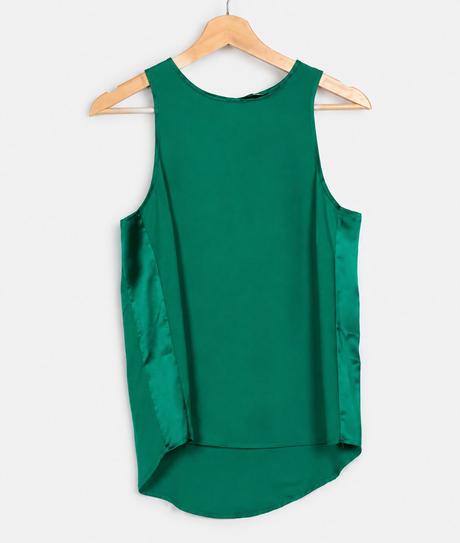 Zelena letna bluzka, stradivarius,s
