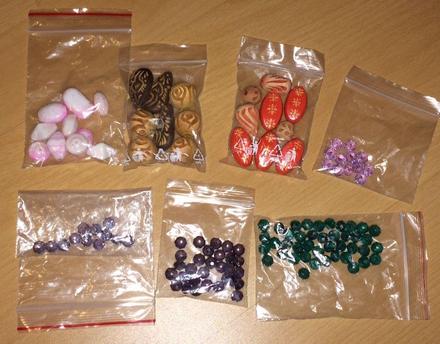 Material na vyrobu vlastných šperkov - 7 balíčkov, 