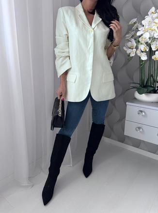 H&m - sako z ľanovej zmesi, h&m,s