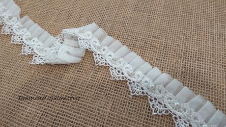 Krajka 30 mm s perličkou, 