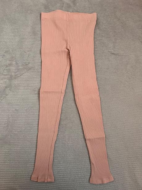 Rebrované legíny, h&m,140