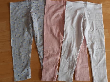 Set 3/4legíniek a tričiek na vek 6-8 rokov, h&m,122