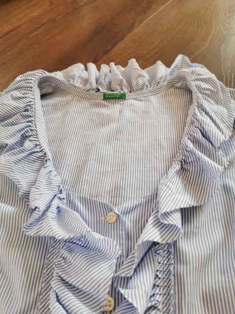 Romantická košeľa, benetton,m