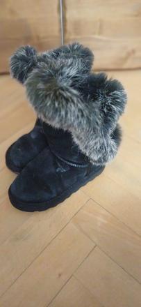 Zateplené čižmy- nasúvacie, 33