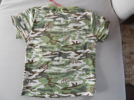 Dievčenské maskáčové tričko 110/116, lusa,110