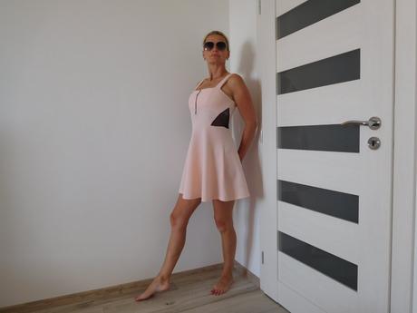 Šaty marhuľkové 36/38 pružné, 36