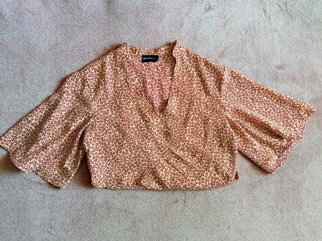 Letný top na zaväzovanie, xs