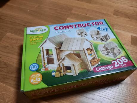 Drevena skladacka - chalupa 4 v 1, 