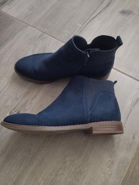 Jesenné semišové nízke čižmičky, 38