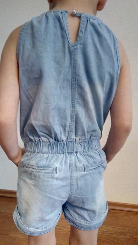 Dievčenske riflove kraťasky, 128