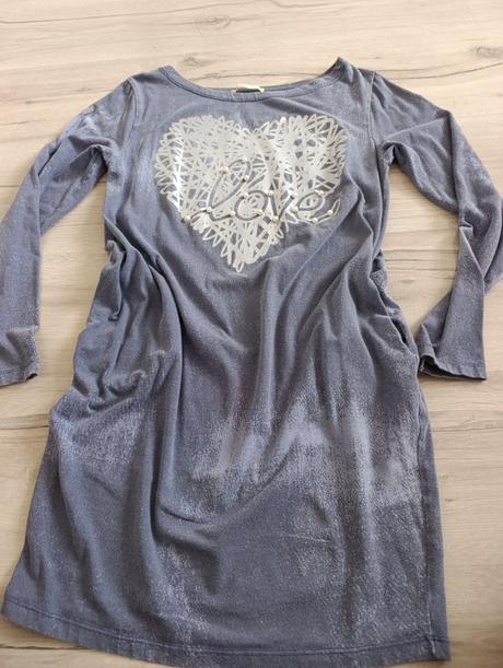 Teplákové šaty s vreckami, m