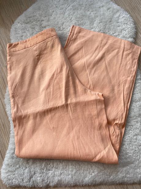 Broskynove siroke lanove nohavice next, next,44