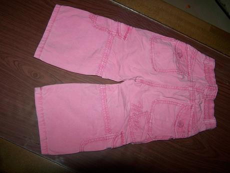 Letné plátené kapsáčové nohavice s vyprac. detail., next,86