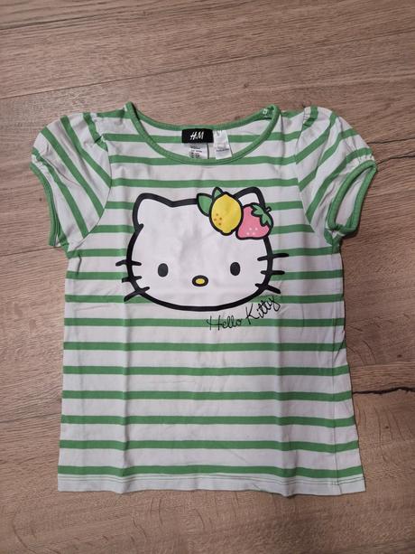 Tričko hello kitty, h&m,122