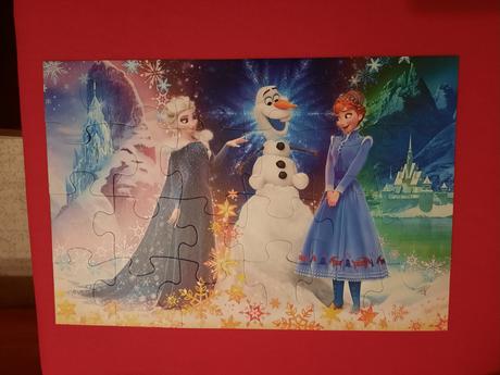 Veľké puzzle frozen, 