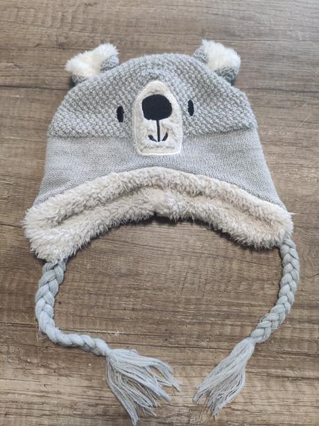 Teplá čapica medvedík, pepco,74