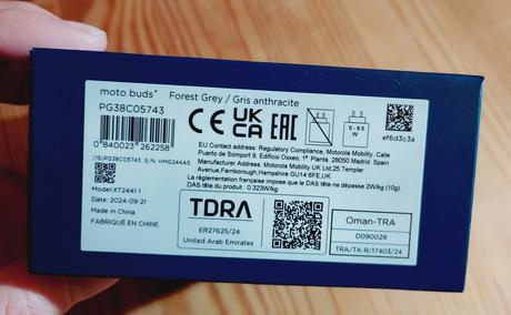 Bezdrôtové slúchadlá motorola moto buds+, 