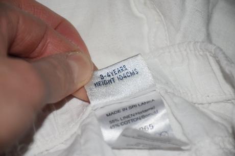 Perfektne 3/4 letne vzdusne nohavice next na 3-5r., next,104