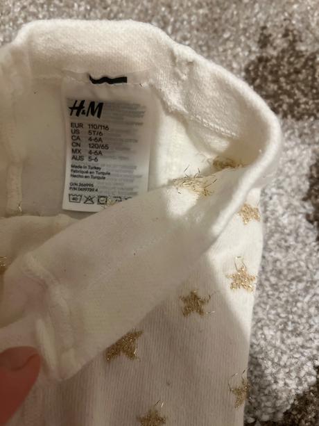Pancuchy s hviezdickami hm 110, h&m,110