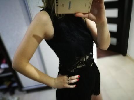 Cipkovany top, h&m,l