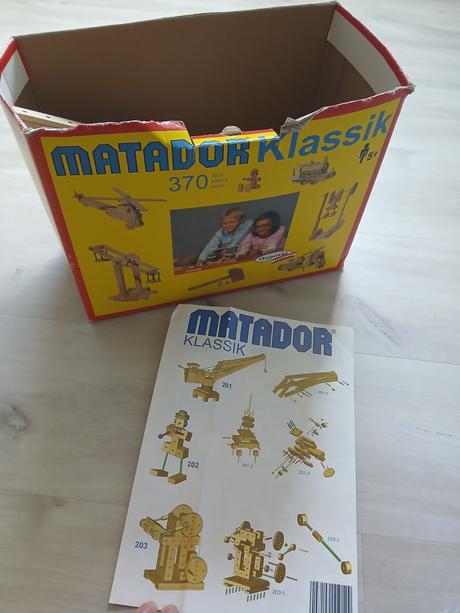 Drevená stavebnica matador klassik 370ks,
