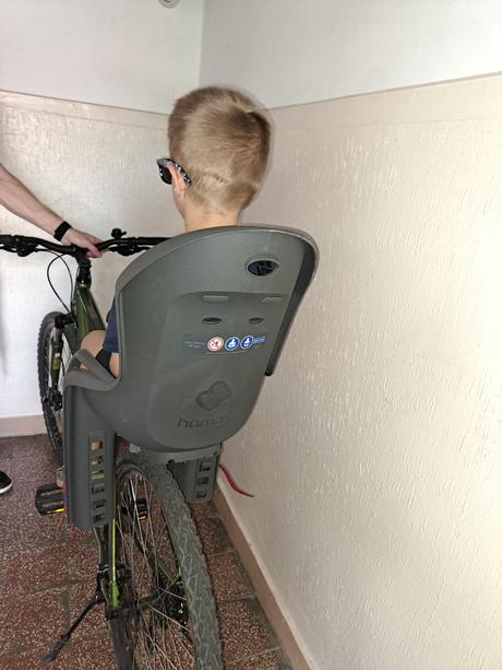 Detská sedačka na bicykel,