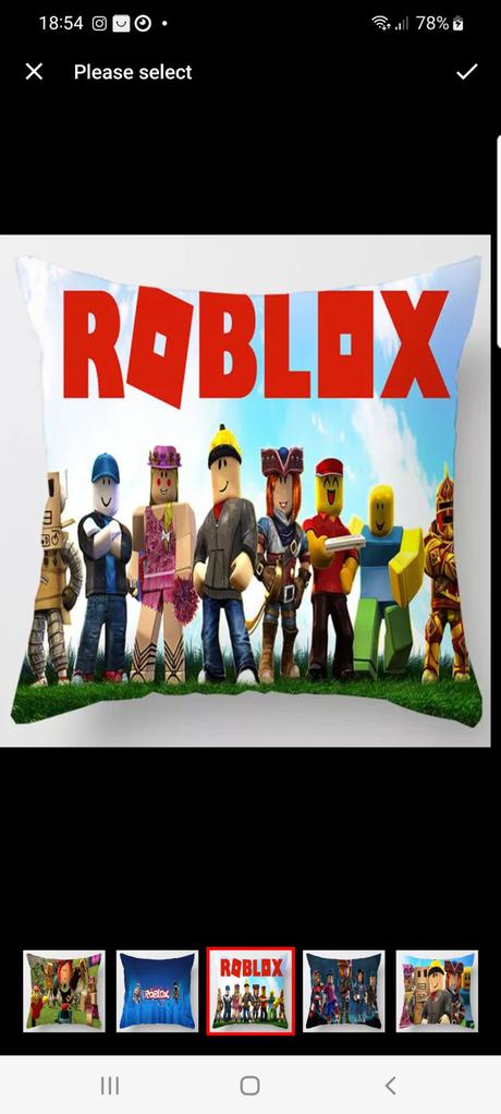 Obliečka na vankúš roblox, šírka (cm): 45,dĺžka (cm): 40