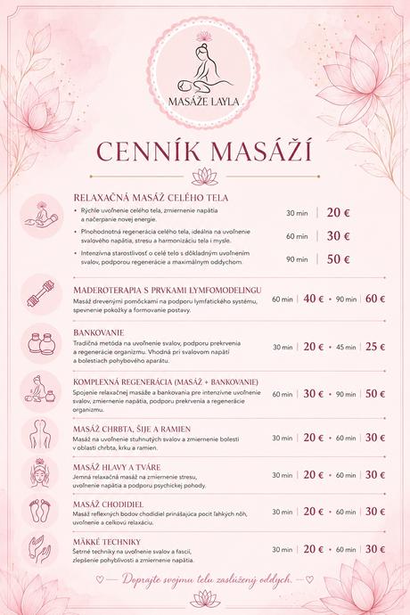 Relaxačné masáže, bankovanie, maderoterapia,