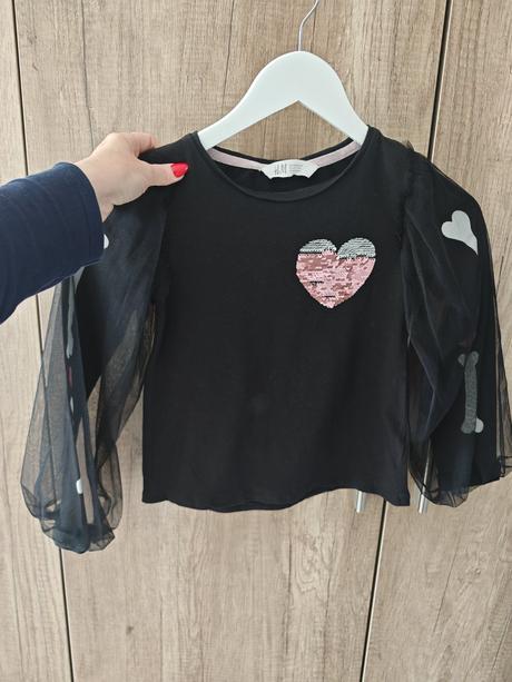 Detské tričko, h&m,122