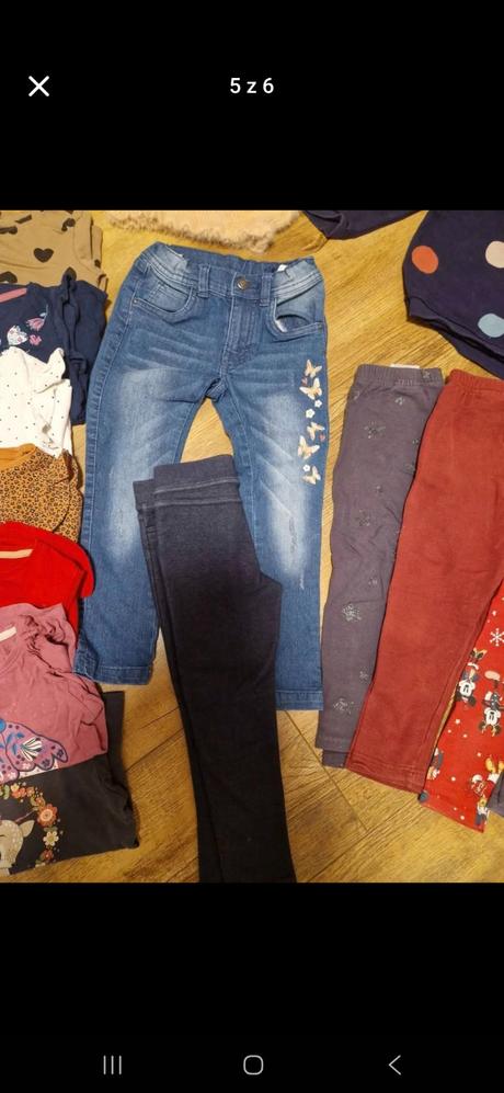 Balík  pre dievčatko č. 110, 104–116