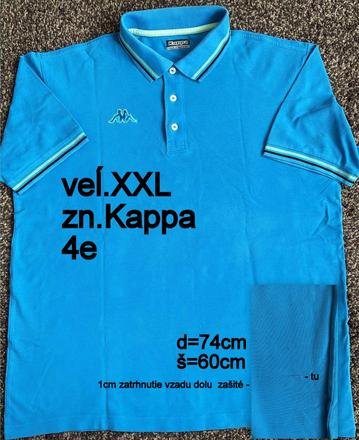 Pánska polokošela veĺ.xxl, zn.kappa, kappa,xxl