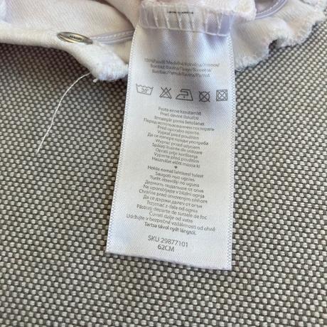 Letne pyzamko, biele so zajacikom, 62