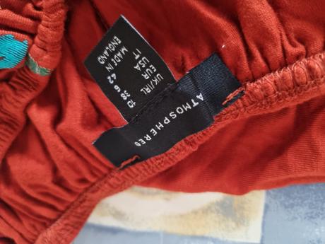 Červenohnedý elastický top atmosphere m, atmosphere,m