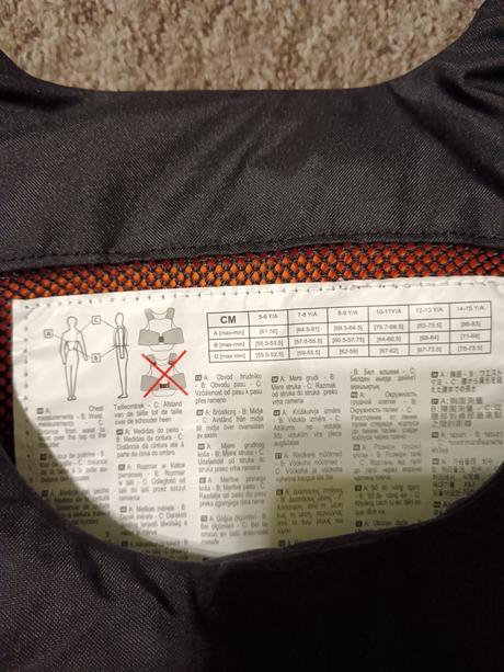 Detské jazdecké ochranné vesty, 