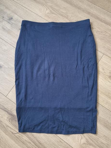 Modrá elast. sukňa tom tailor 40, tom tailor,40