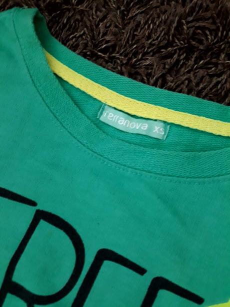 Mikina s nápismi, terranova,xs