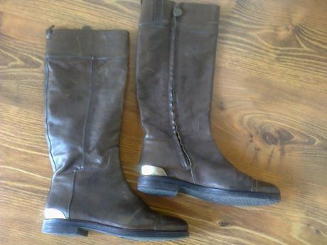 Hnedé čižmy geox, geox,37