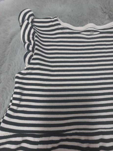 Vrubkovane saty, h&m, 122/128, h&m,122